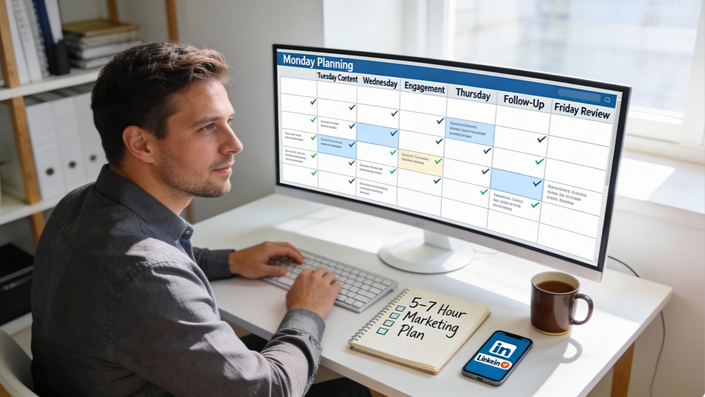 Small business marketing strategy workflow