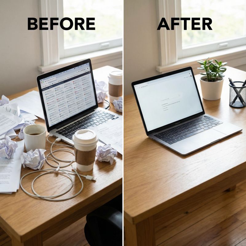 Entrepreneur managing business productivity